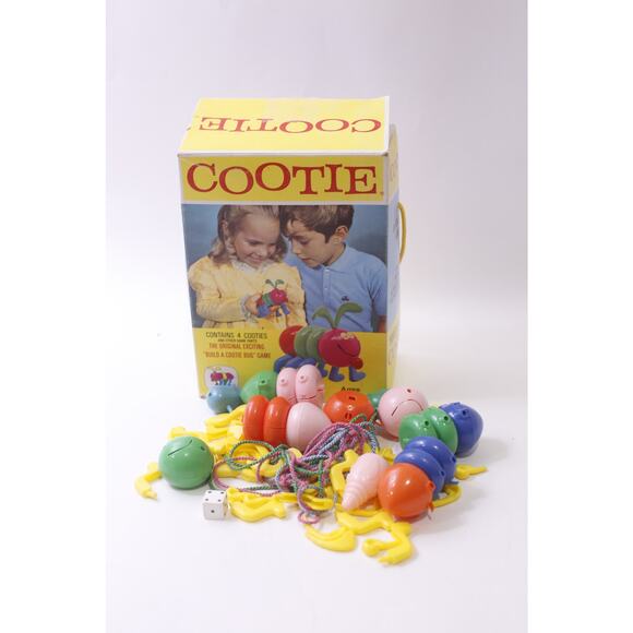 Cootie, Bug Building, Board Game, 1972, Schaper, Children. Fun, ~ 251013-WH 1366 - Picture 2 of 4